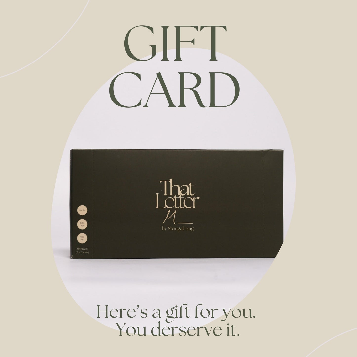 That Letter M Gift Card
