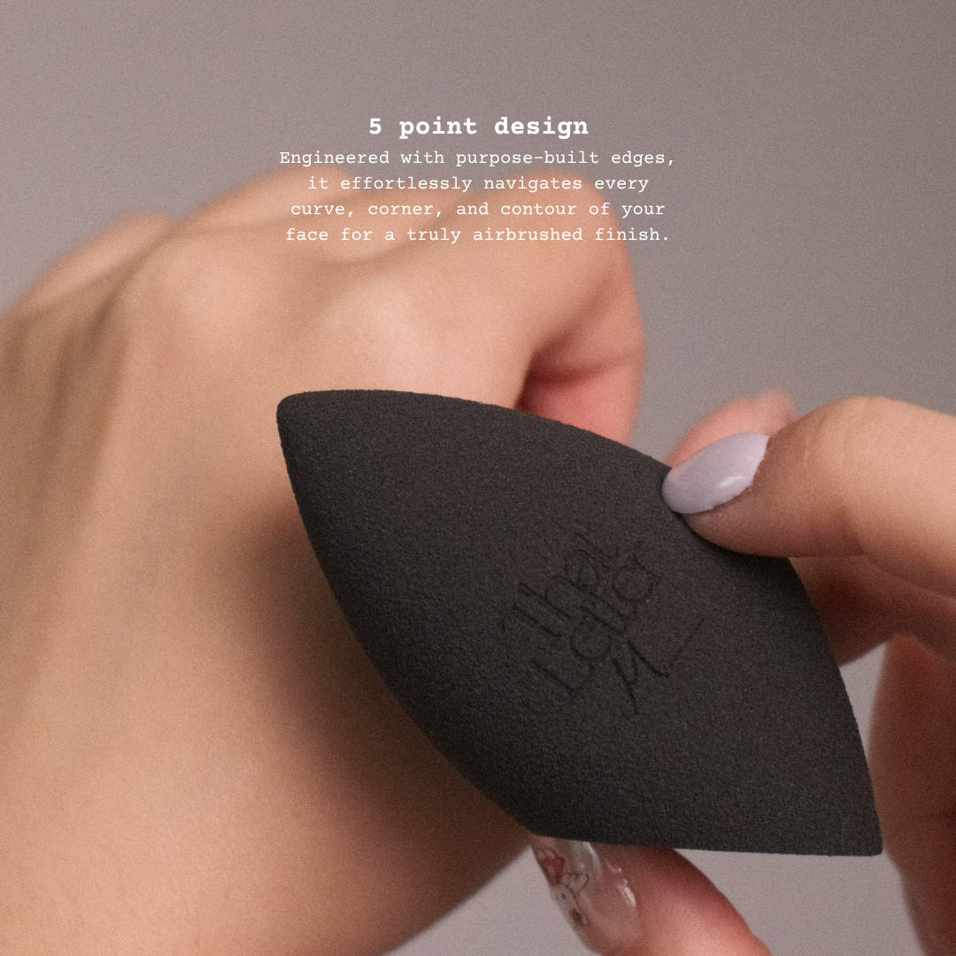 That Letter M Leave No Streaks Blender Makeup Sponge