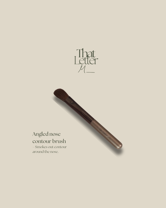 That Letter M En Route Angled nose contour brush