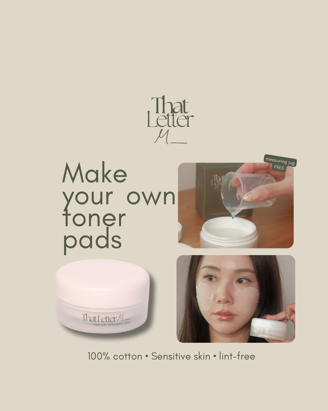 The Cotton Canvas (DIY toner pads)