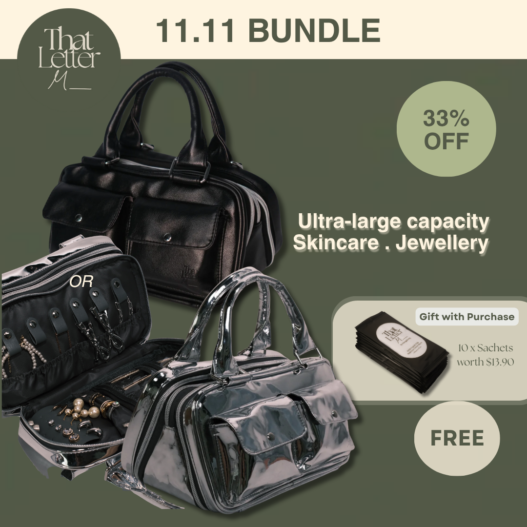 [11.11 Bundle] That Letter M Executive Essentials Bag + FREE 10x Sachets