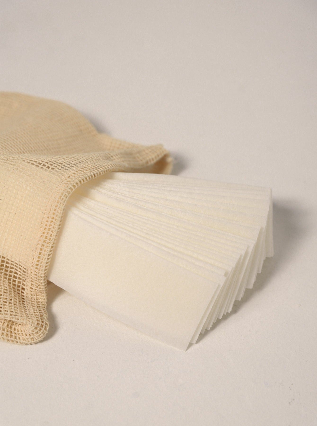 100% Organic Multi-Use Pulp Cotton Sheets - That Letter M (80 Pcs)